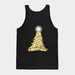 Gold ChristmasTree Tank Top